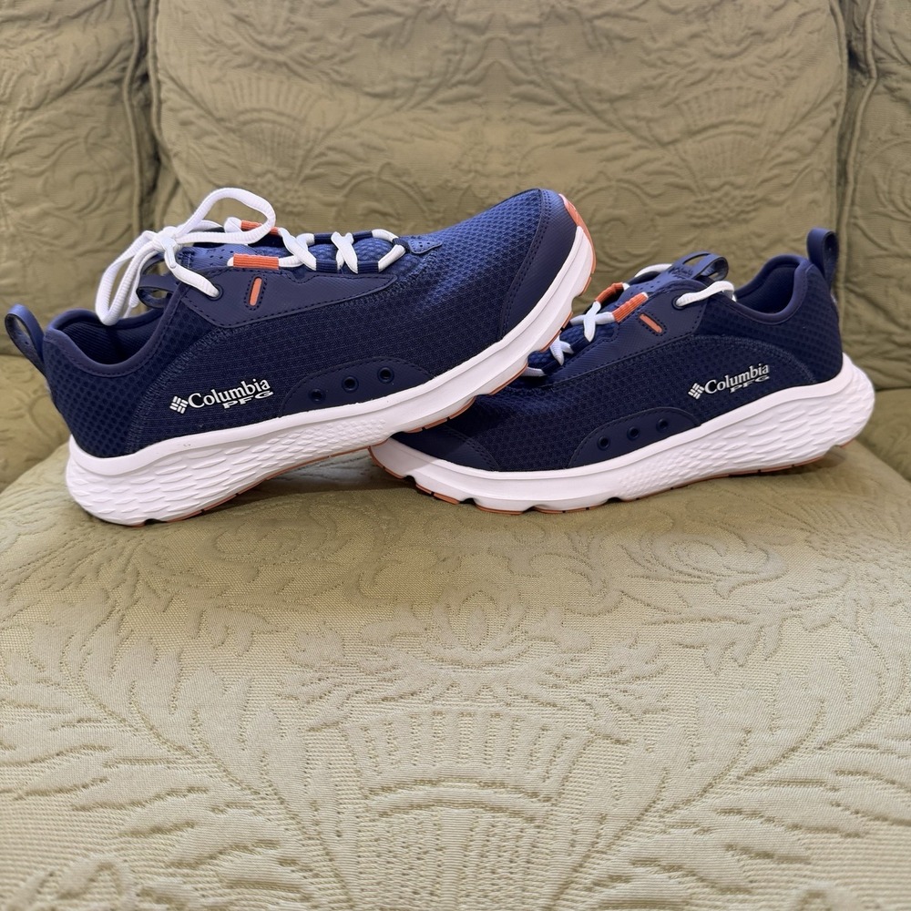 Columbia Sportswear Men's Performance Fishing Gear Castback Shoes size 9 blue - Picture 4 of 9